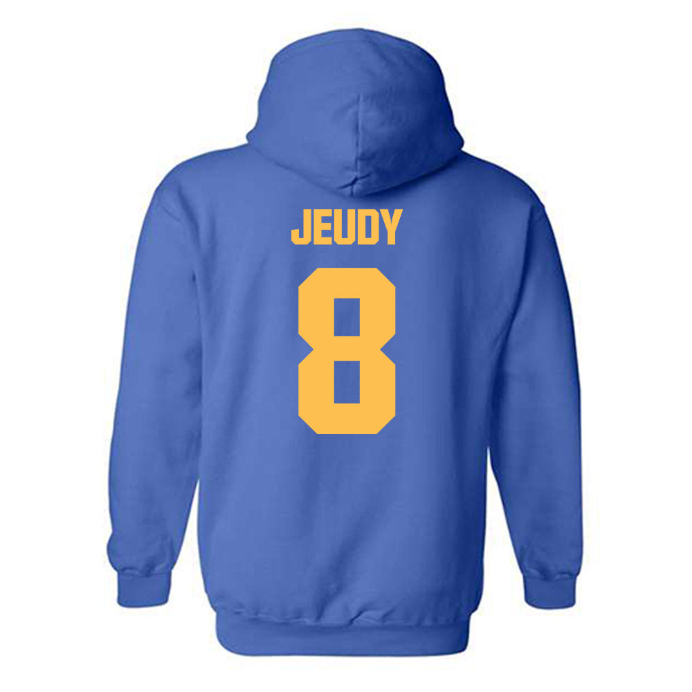 Morgan State - NCAA Football : Jordan Jeudy - Classic Shersey Hooded Sweatshirt-1