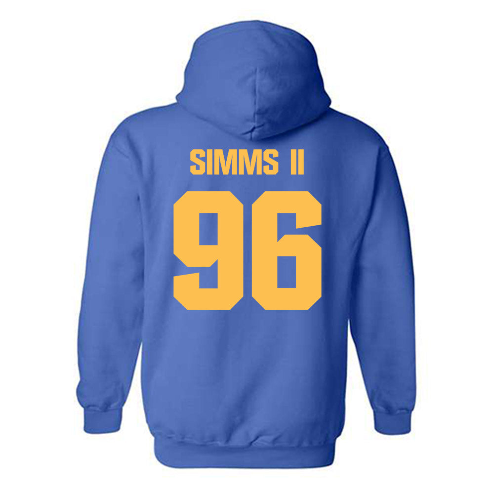 Morgan State - NCAA Football : Jerome Simms II - Classic Shersey Hooded Sweatshirt-1
