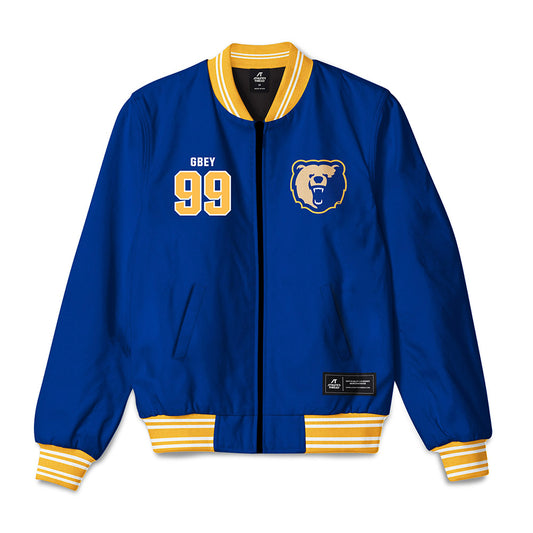 Morgan State - NCAA Football : Khaleel Gbey - Bomber Jacket-0