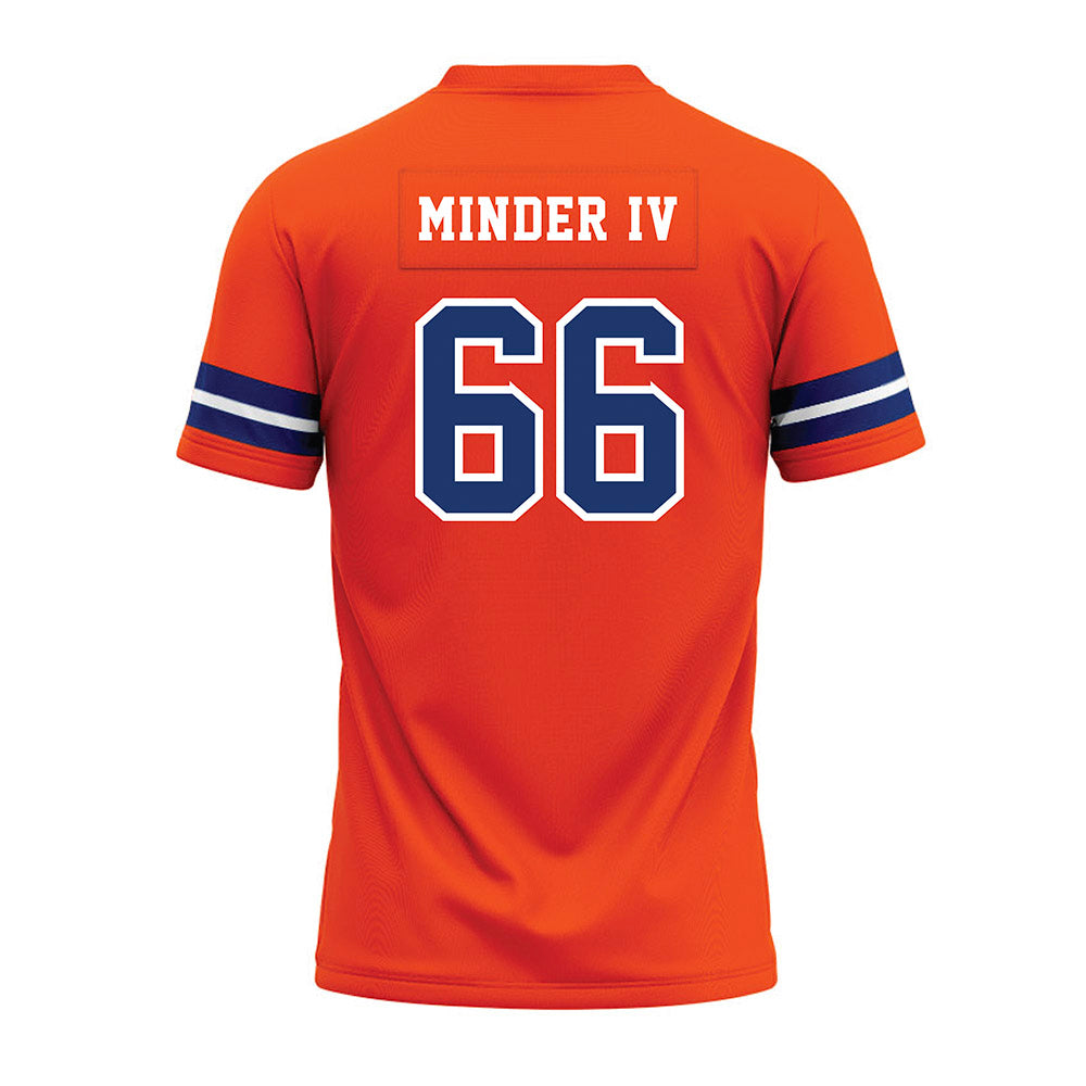 Morgan State - NCAA Football : Isaiah Minder IV - Orange Premium Football Jersey-1