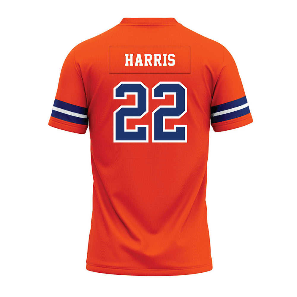 Morgan State - NCAA Football : Dorian Harris - Orange Premium Football Jersey-1