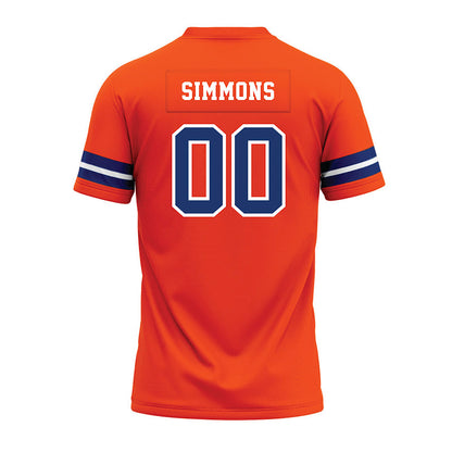 Morgan State - NCAA Football : Kayson Simmons - Orange Premium Football Jersey-1