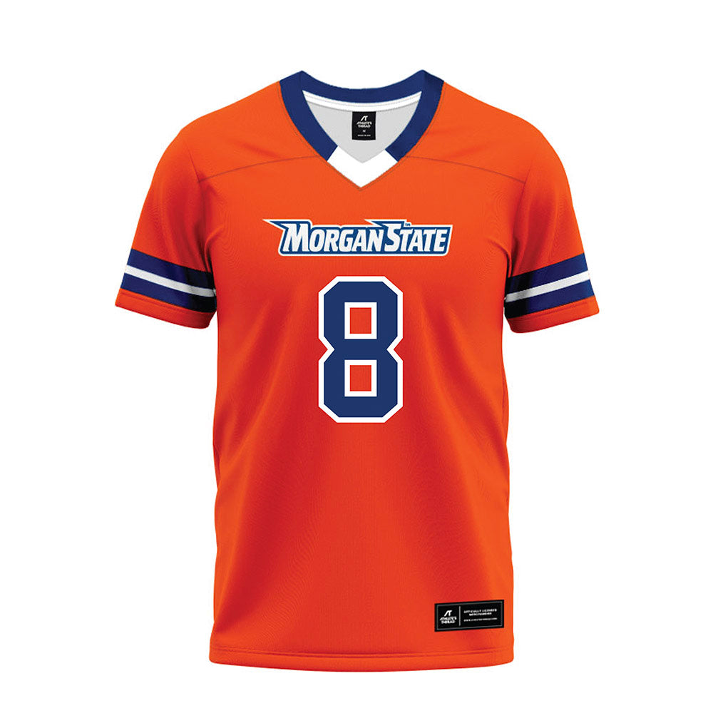 Morgan State - NCAA Football : Jordan Jeudy - Orange Premium Football Jersey-0