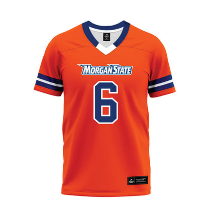 Morgan State - NCAA Football : Raquane Matthews - Orange Premium Football Jersey-0