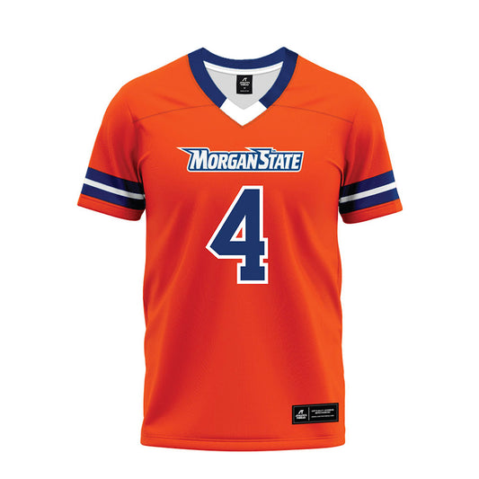 Morgan State - NCAA Football : Joseph Kennerly Jr. - Orange Premium Football Jersey-0