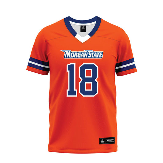 Morgan State - NCAA Football : Christian Ose-Afiana - Orange Premium Football Jersey-0