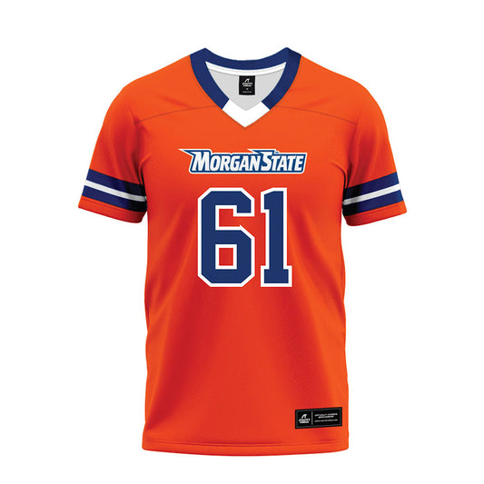 Morgan State - NCAA Football : Tyler Habersham-Agbemenu - Orange Premium Football Jersey-0