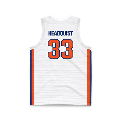 Morgan State - NCAA Women's Basketball : Sierra Headquist - White Basketball Jersey-1