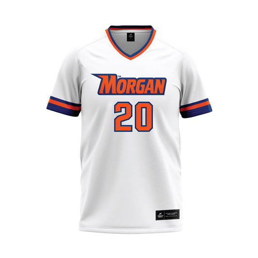 Morgan State - NCAA Softball : Jayla Campos - White Baseball Jersey-0