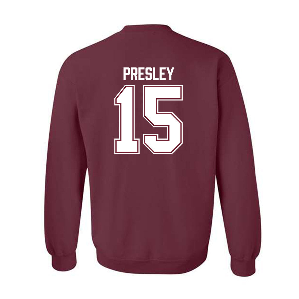 Bellarmine - NCAA Football : Logan Presley - Classic Shersey Crewneck Sweatshirt-3