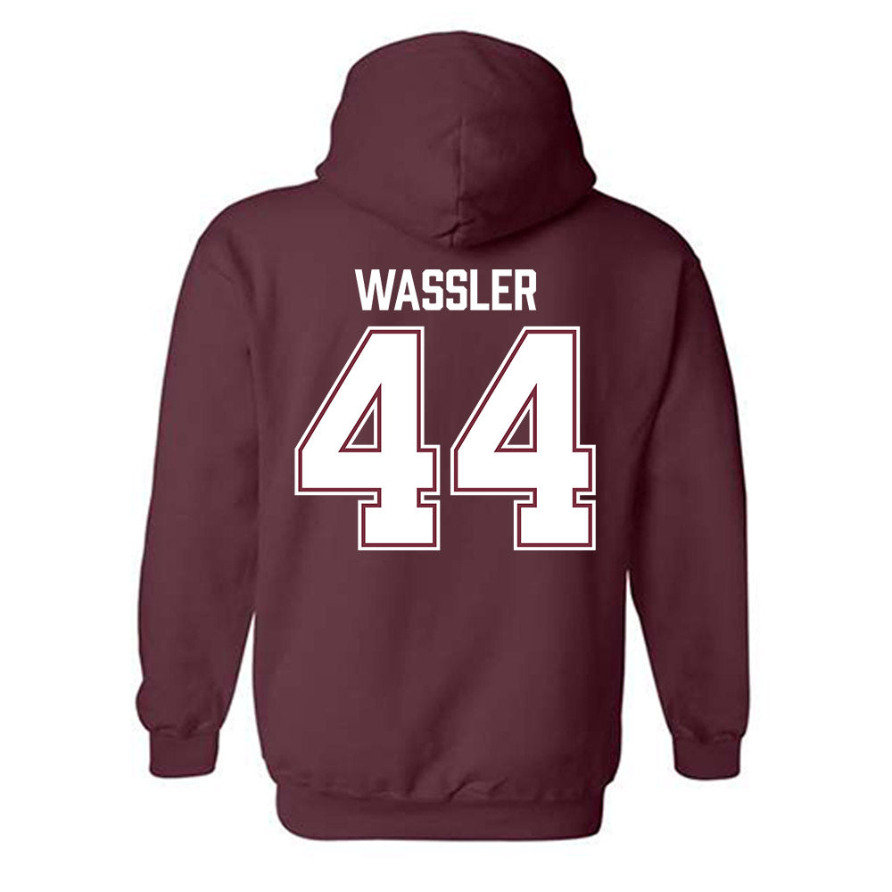 Bellarmine - NCAA Men's Basketball : Jacob Wassler - Classic Shersey Hooded Sweatshirt-3