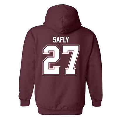 Bellarmine - NCAA Men's Soccer : Sam Safly - Classic Shersey Hooded Sweatshirt-3