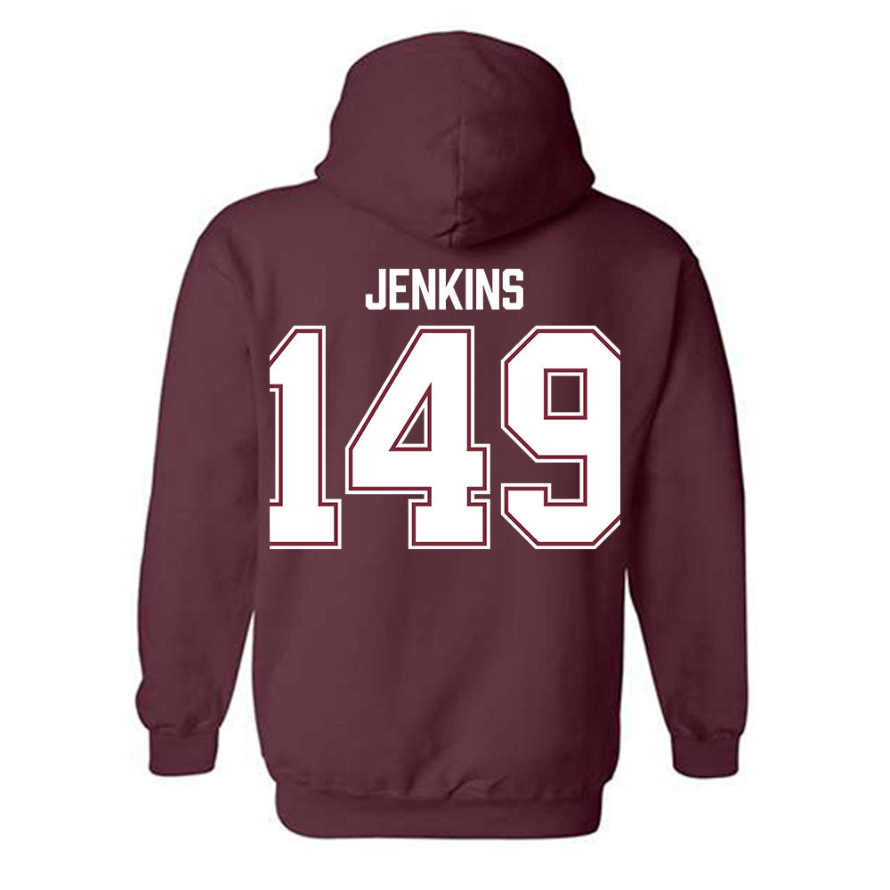 Bellarmine - NCAA Wrestling : Hunter Jenkins - Classic Shersey Hooded Sweatshirt-1
