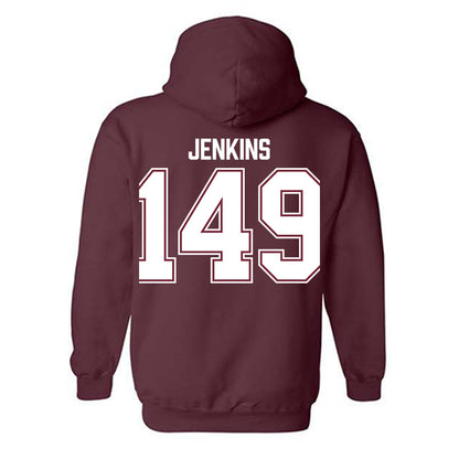 Bellarmine - NCAA Wrestling : Hunter Jenkins - Classic Shersey Hooded Sweatshirt-1