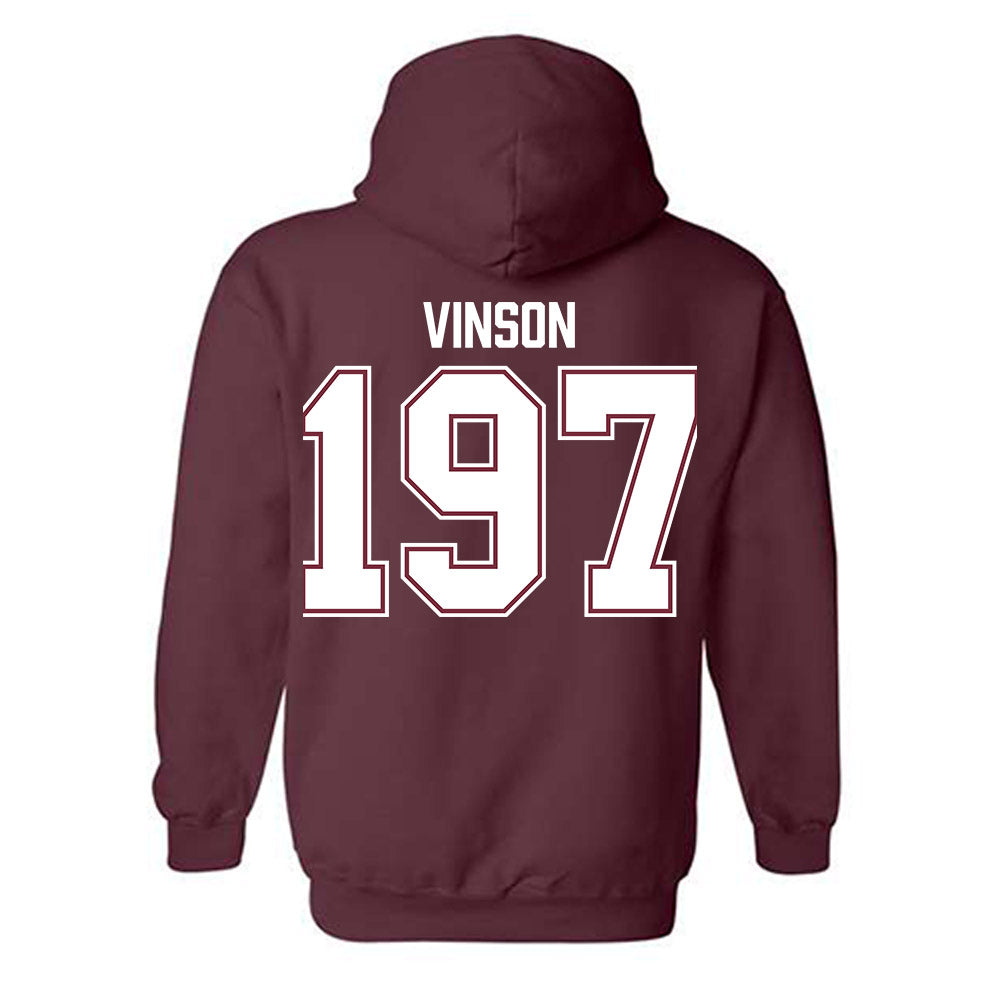 Bellarmine - NCAA Wrestling : Cameron Vinson - Classic Shersey Hooded Sweatshirt-1