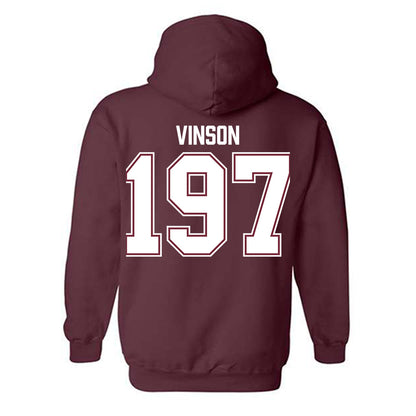 Bellarmine - NCAA Wrestling : Cameron Vinson - Classic Shersey Hooded Sweatshirt-1