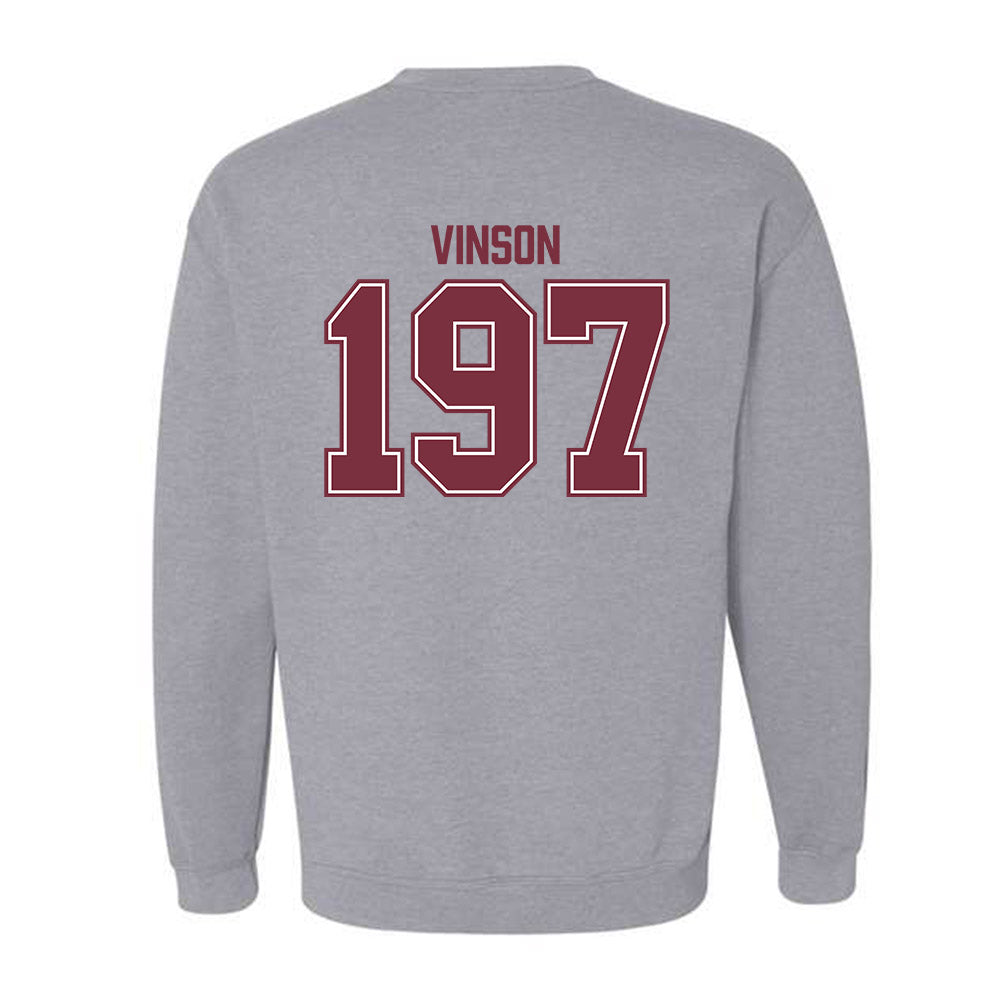 Bellarmine - NCAA Wrestling : Cameron Vinson - Classic Shersey Crewneck Sweatshirt-1