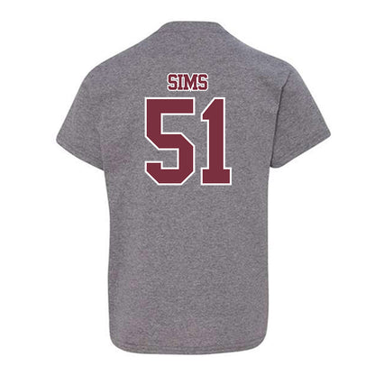 Bellarmine - NCAA Baseball : Connor Sims - Classic Shersey Youth T-Shirt-2