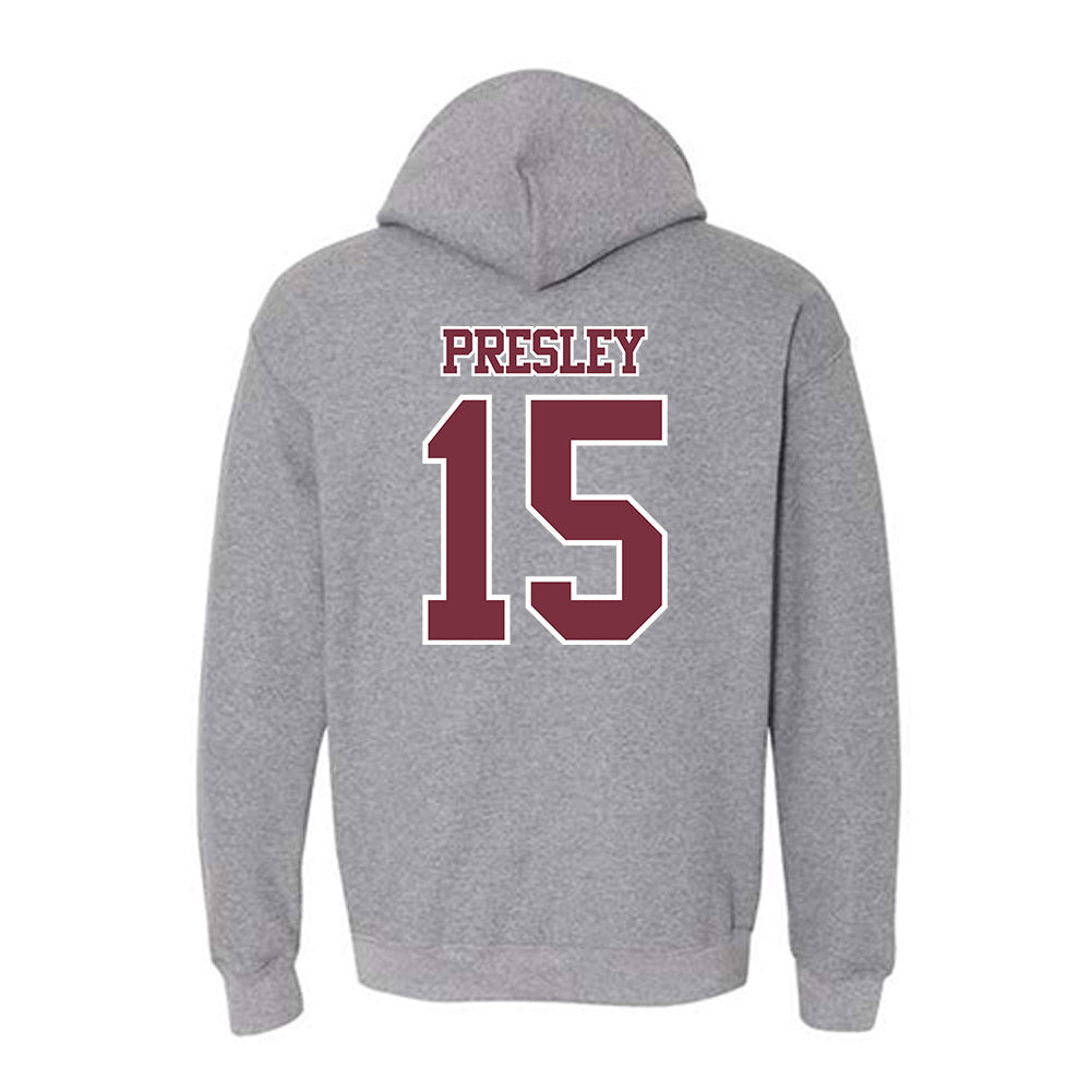 Bellarmine - NCAA Football : Logan Presley - Classic Shersey Hooded Sweatshirt-2