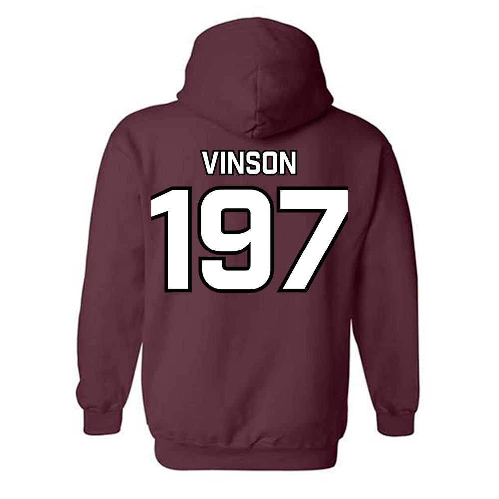 Bellarmine - NCAA Wrestling : Cameron Vinson - Classic Shersey Hooded Sweatshirt-1