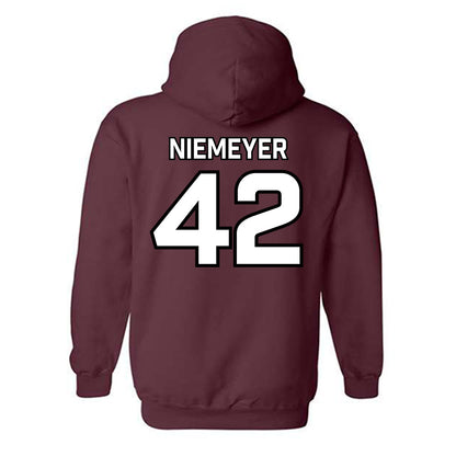 Bellarmine - NCAA Football : Brady Niemeyer - Classic Shersey Hooded Sweatshirt-3