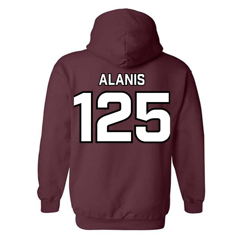 Bellarmine - NCAA Wrestling : Anthony Alanis - Classic Shersey Hooded Sweatshirt-1