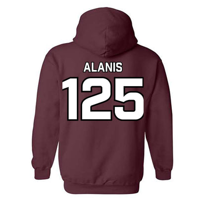 Bellarmine - NCAA Wrestling : Anthony Alanis - Classic Shersey Hooded Sweatshirt-1