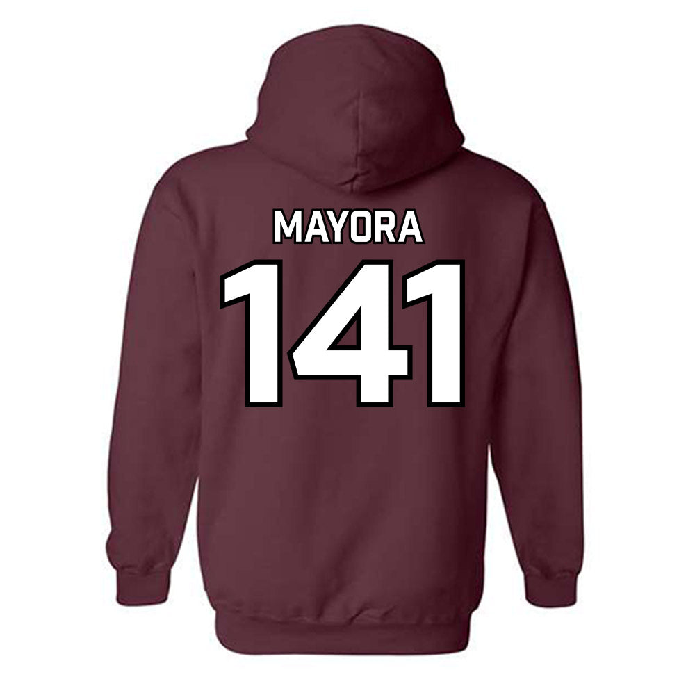 Bellarmine - NCAA Wrestling : David Mayora - Classic Shersey Hooded Sweatshirt-1