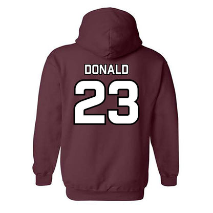 Bellarmine - NCAA Men's Basketball : Sam Donald - Classic Shersey Hooded Sweatshirt-3