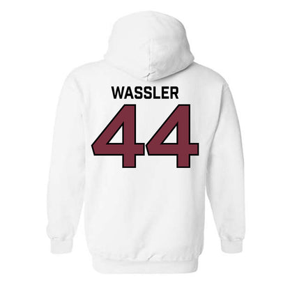 Bellarmine - NCAA Men's Basketball : Jacob Wassler - Classic Shersey Hooded Sweatshirt-3