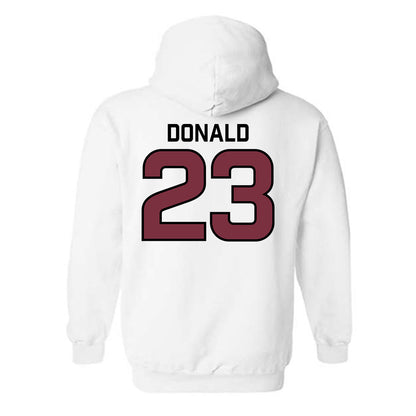Bellarmine - NCAA Men's Basketball : Sam Donald - Classic Shersey Hooded Sweatshirt-2
