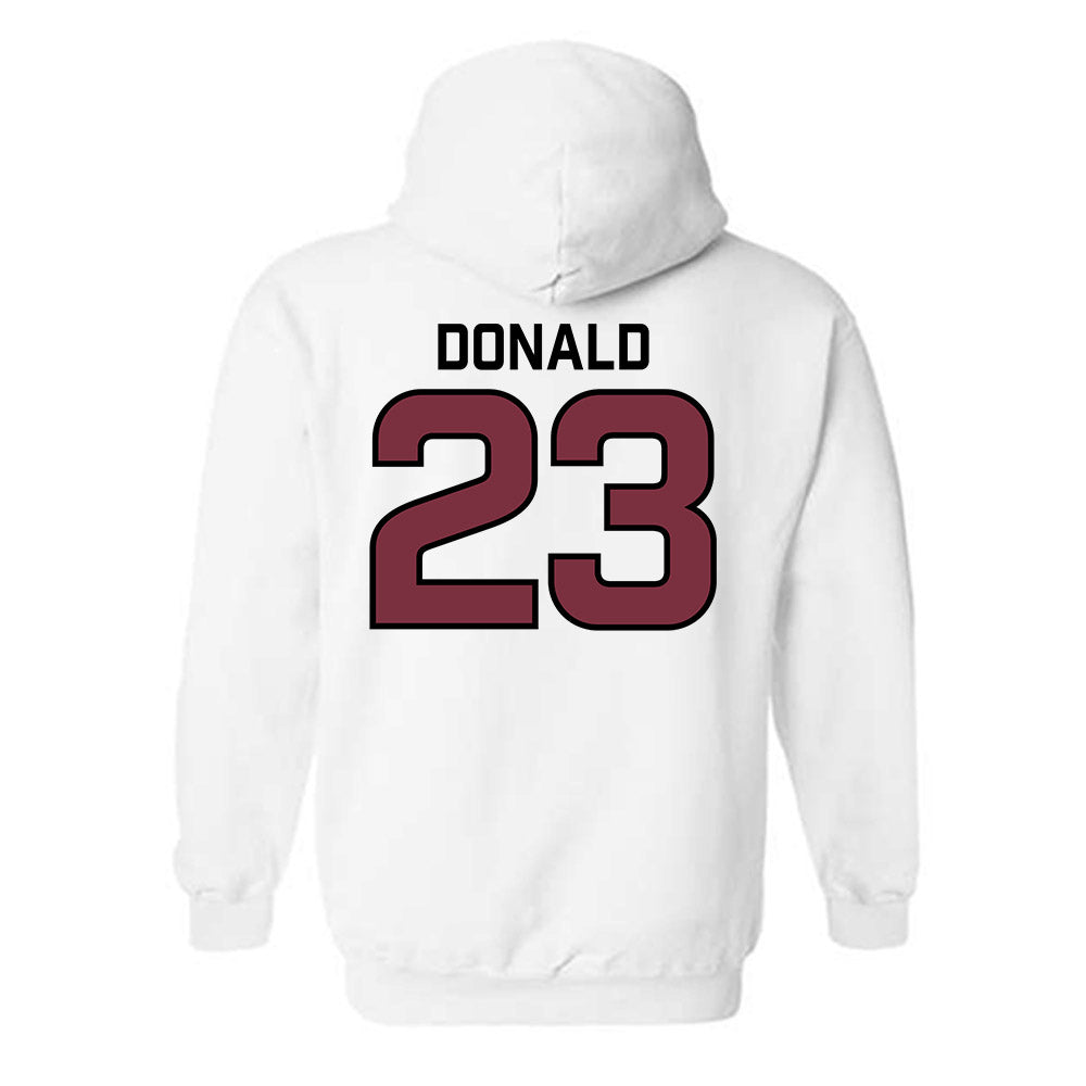 Bellarmine - NCAA Men's Basketball : Sam Donald - Classic Shersey Hooded Sweatshirt-3