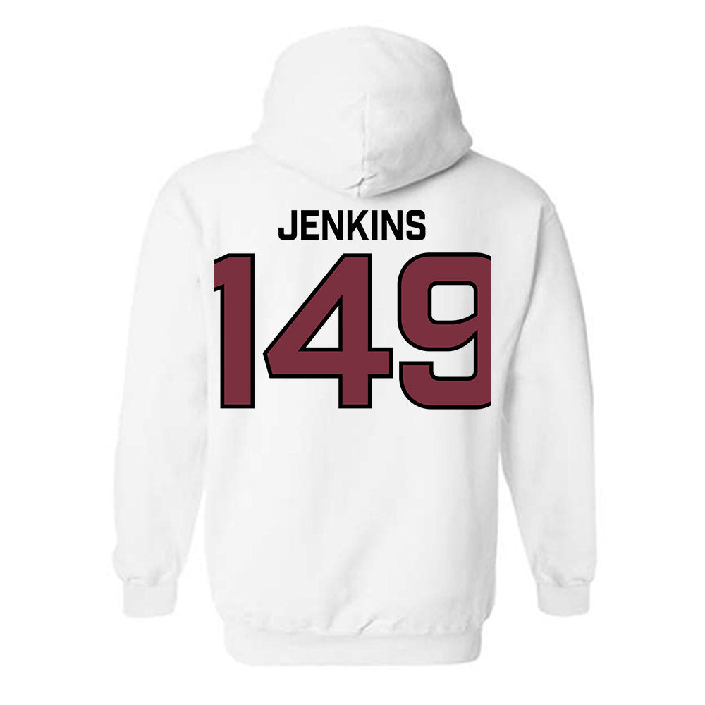 Bellarmine - NCAA Wrestling : Hunter Jenkins - Classic Shersey Hooded Sweatshirt-1