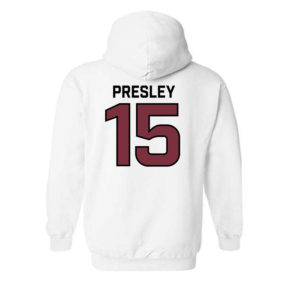Bellarmine - NCAA Football : Logan Presley - Classic Shersey Hooded Sweatshirt-3