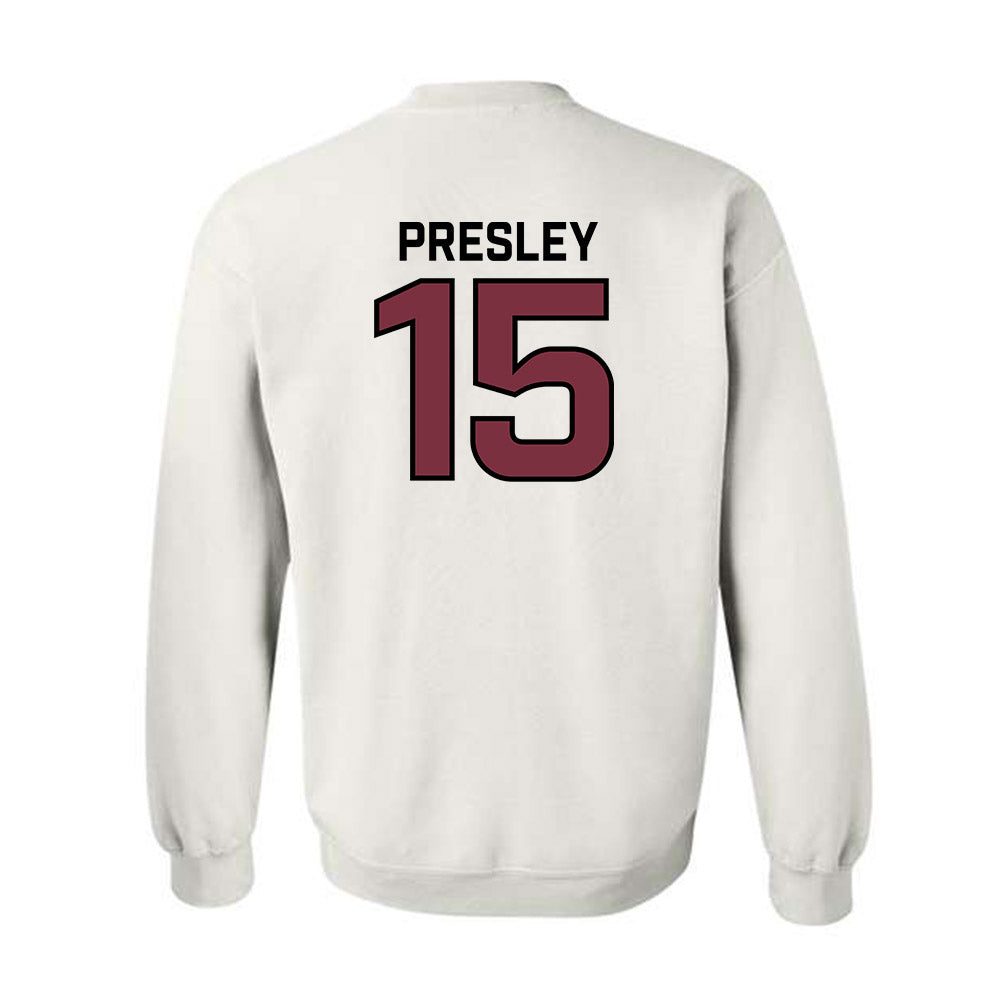 Bellarmine - NCAA Football : Logan Presley - Classic Shersey Crewneck Sweatshirt-3