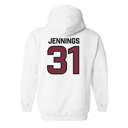 Bellarmine - NCAA Baseball : Drew Jennings - Classic Shersey Hooded Sweatshirt-3