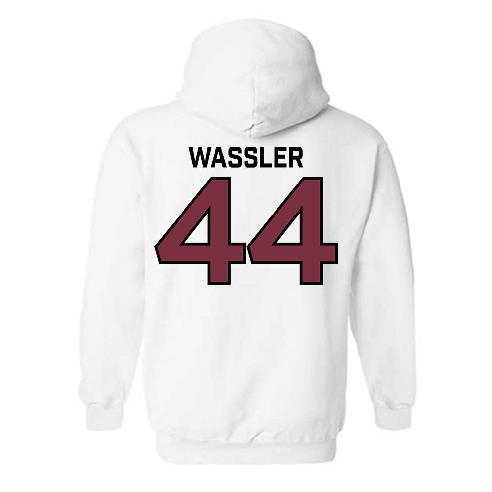 Bellarmine - NCAA Men's Basketball : Jacob Wassler - Classic Shersey Hooded Sweatshirt-2