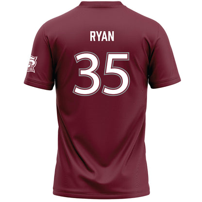 Bellarmine - NCAA Men's Lacrosse : Devin Ryan - Red Lacrosse Jersey -1
