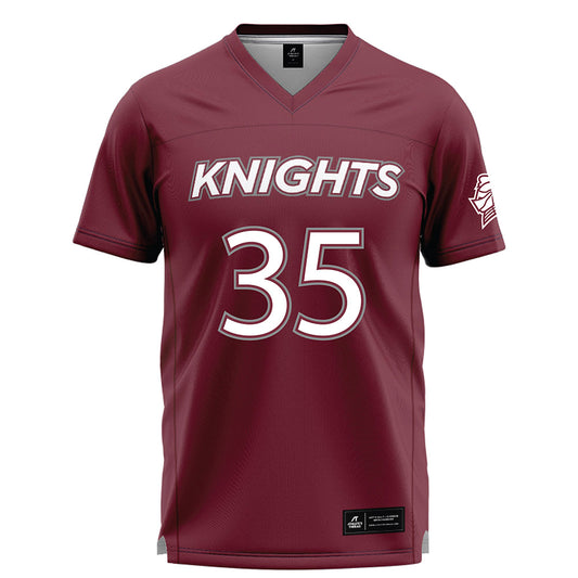 Bellarmine - NCAA Men's Lacrosse : Devin Ryan - Red Lacrosse Jersey -0