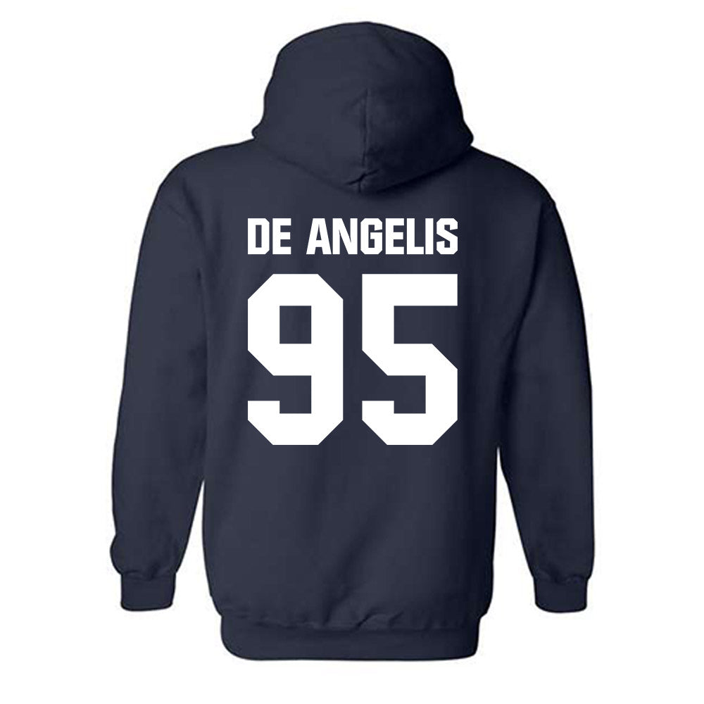 UNH - NCAA Men's Ice Hockey : Nicholas De Angelis - Classic Shersey Hooded Sweatshirt-1