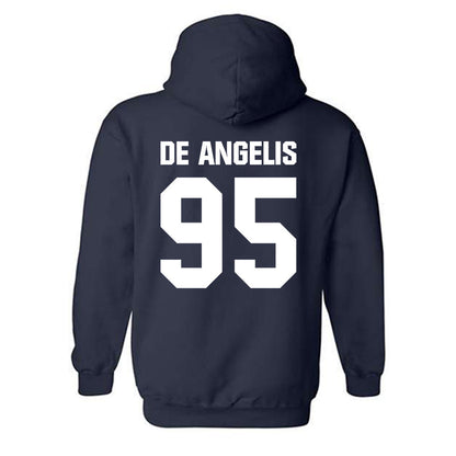 UNH - NCAA Men's Ice Hockey : Nicholas De Angelis - Classic Shersey Hooded Sweatshirt-1
