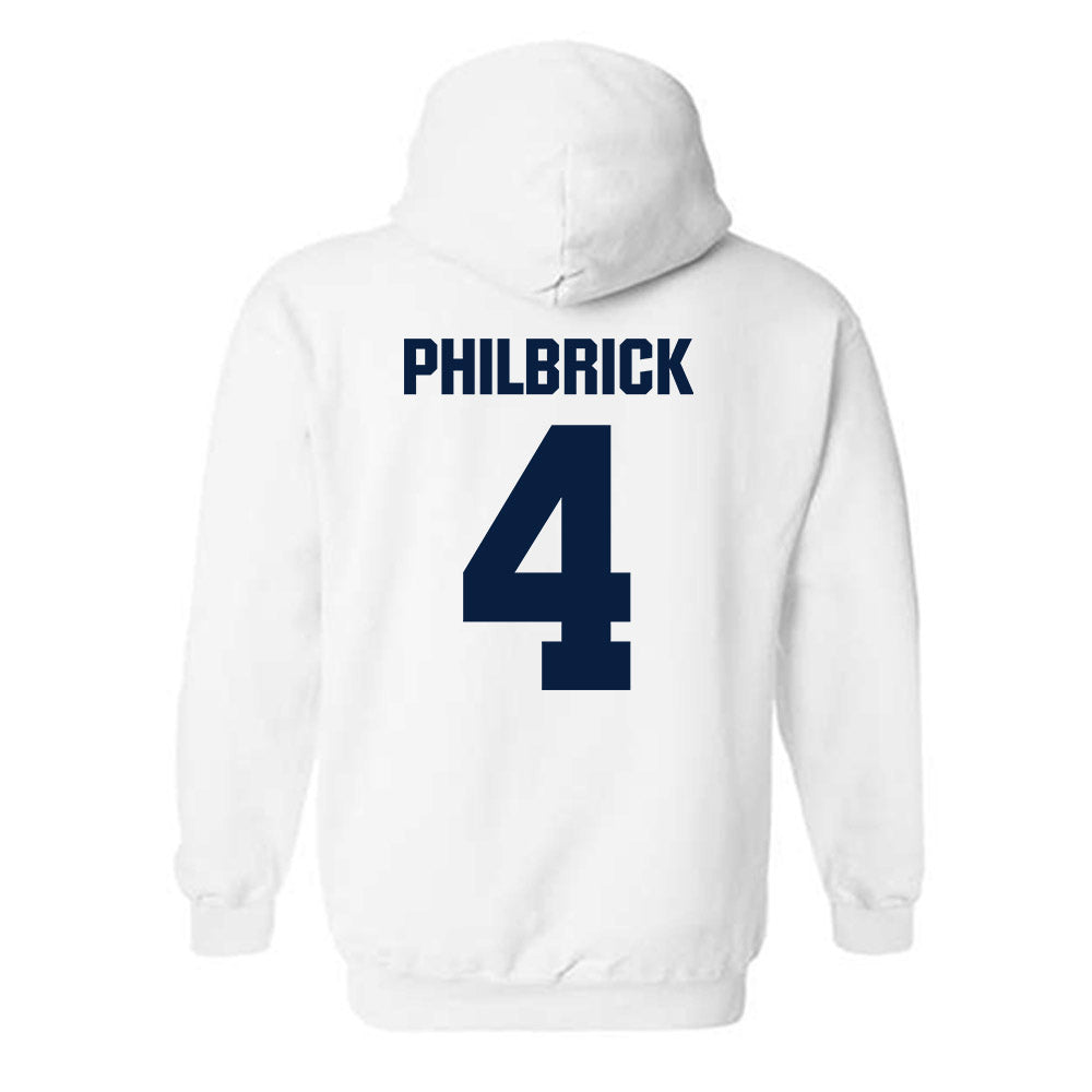 UNH - NCAA Men's Ice Hockey : Ryan Philbrick - Classic Shersey Hooded Sweatshirt-1
