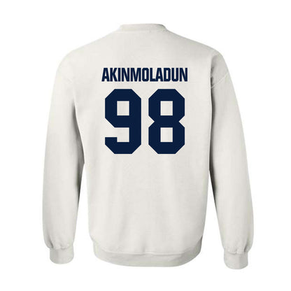 UNH - NCAA Football : Justice Akinmoladun - Classic Shersey Crewneck Sweatshirt-1
