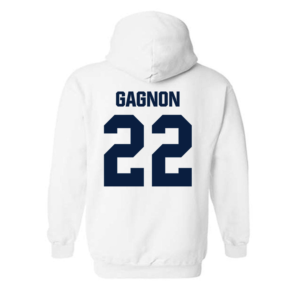 UNH - NCAA Men's Ice Hockey : Felix Gagnon - Classic Shersey Hooded Sweatshirt-1
