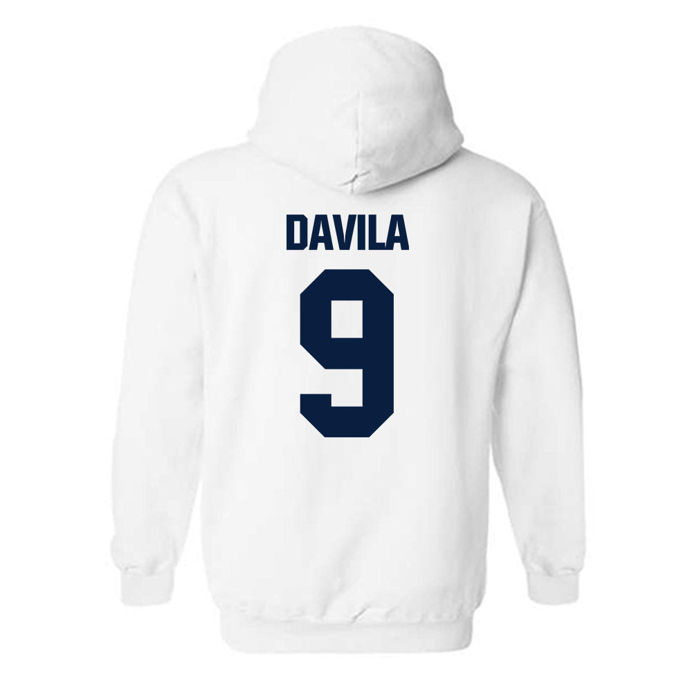 UNH - NCAA Men's Soccer : David Davila - Classic Shersey Hooded Sweatshirt-1