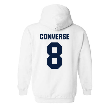 UNH - NCAA Women's Volleyball : Emma Converse - Classic Shersey Hooded Sweatshirt-1