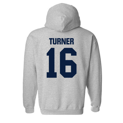 UNH - NCAA Men's Ice Hockey : JP Turner - Classic Shersey Hooded Sweatshirt-1