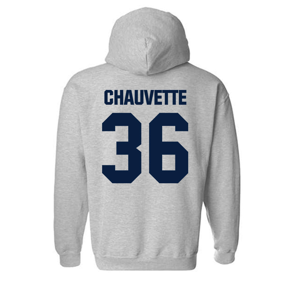 UNH - NCAA Men's Ice Hockey : Kyle Chauvette - Classic Shersey Hooded Sweatshirt-1