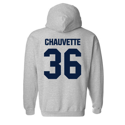 UNH - NCAA Men's Ice Hockey : Kyle Chauvette - Classic Shersey Hooded Sweatshirt-1