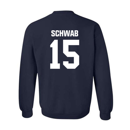 UNH - NCAA Football : Gavin Schwab - Classic Shersey Crewneck Sweatshirt-1